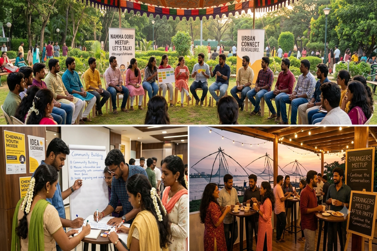 STRANGERS' PARTY BOOM സോഷ്യൽ മീഡിയ മടുത്ത് ഓഫ്‍ലൈൻ സൗഹൃദങ്ങളിലേക്ക് ചേക്കേറുന്ന മലയാളി യുവത്വം